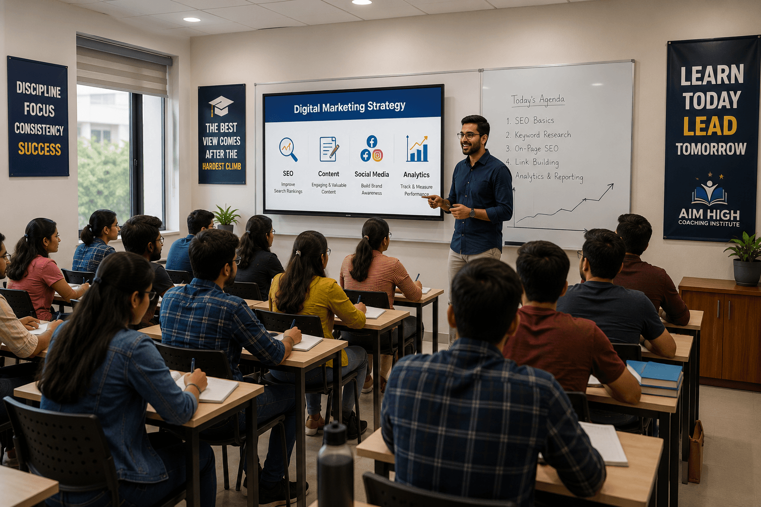 215% Increase in Website Traffic for Coaching Institute